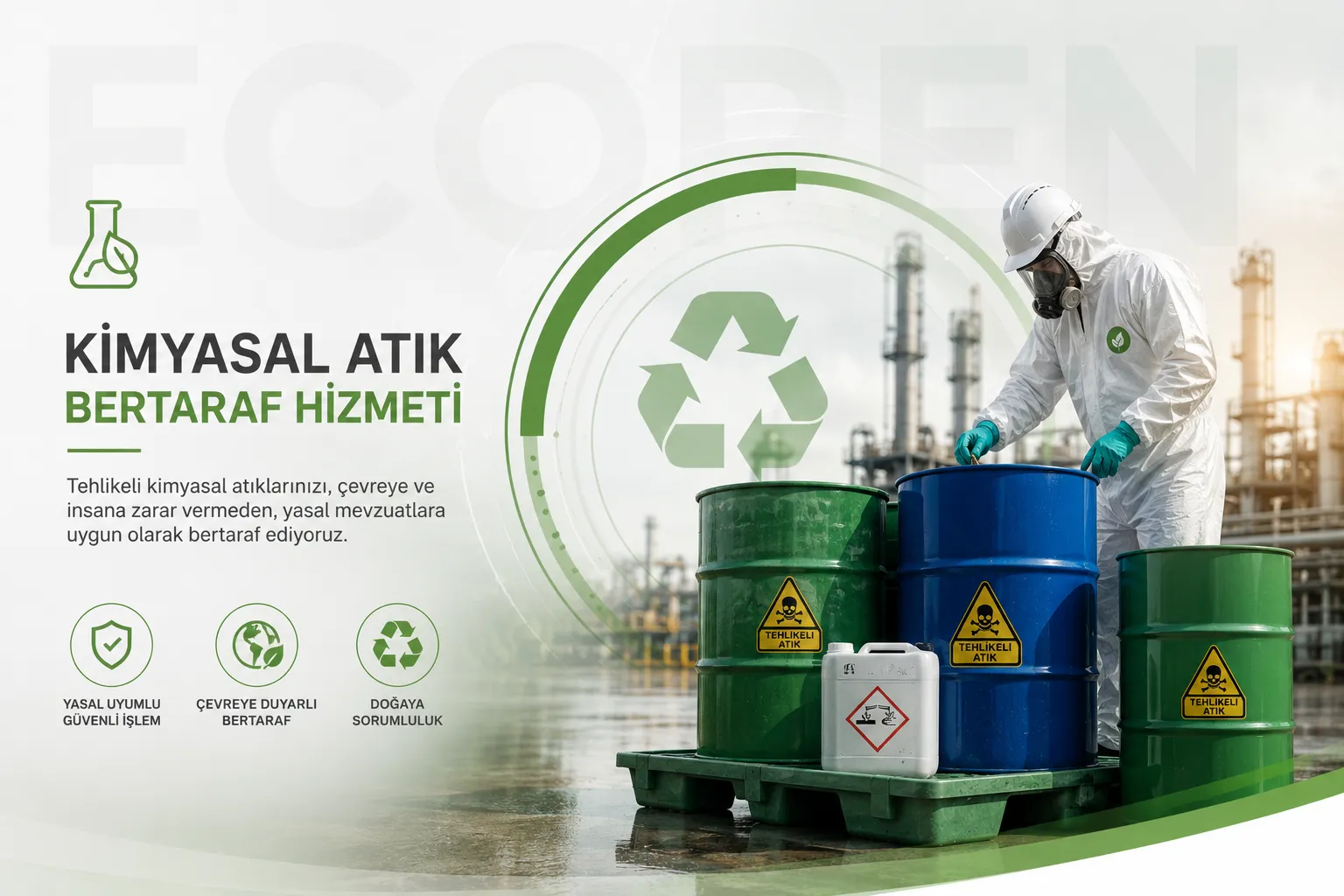 Kimyasal Atık Bertaraf Hizmeti