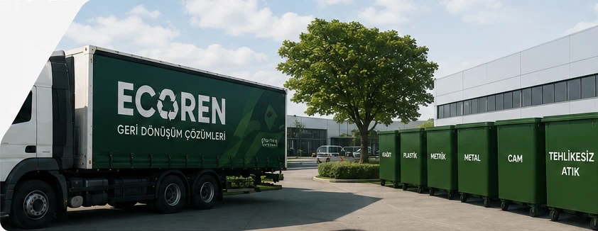 ECOREN atık toplama aracı ve konteynerleri